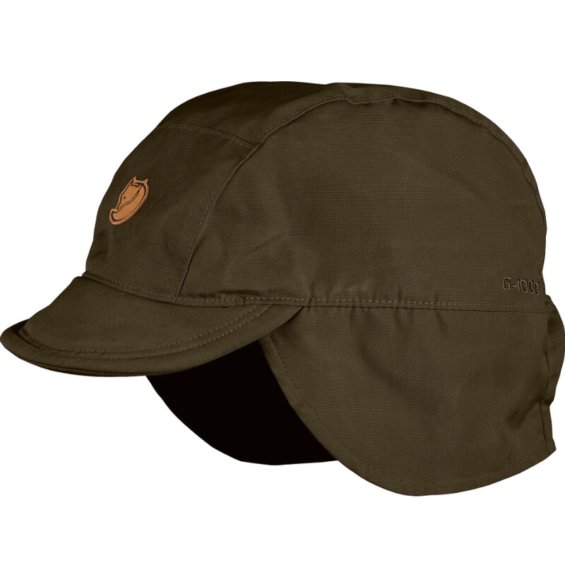 Fjällräven Gorra de campo Singi, 633 Dark Olive, L