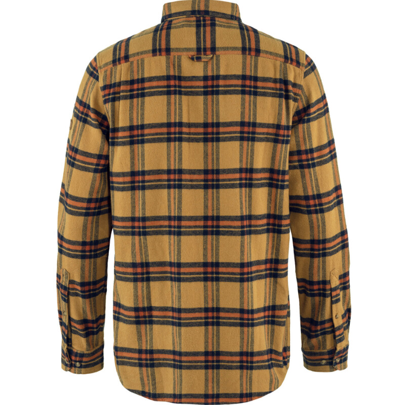 Fjällräven Camisa de franela gruesa Övik M, 232-215 Marrón alforfón-hoja de otoño, M