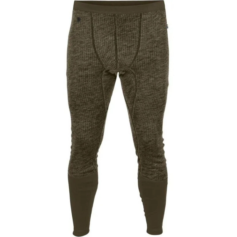 Fjällräven Värmland Woolterry Long Johns M, 633 Dark Olive, talla XL