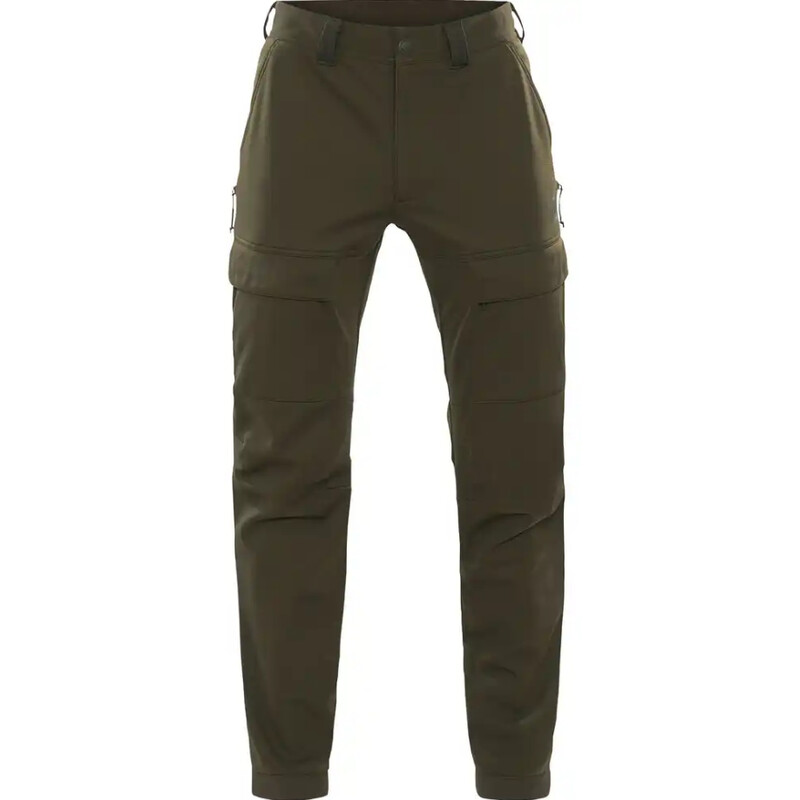Härkila Pantalones Deer Stalker Light, verde sauce/marrón sombra talla 48