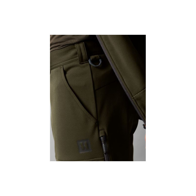 Härkila Pantalones Deer Stalker Light, verde sauce/marrón sombra talla 48