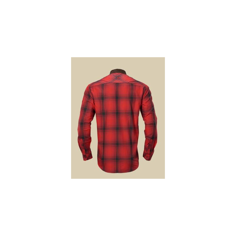 Härkila Camisa Driven Hunt, cuadros rojos y negros, talla XXL