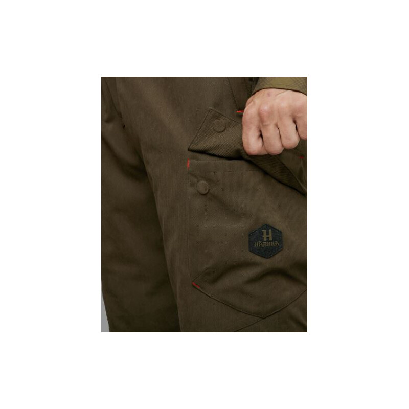 Härkila Pantalones Driven Hunt HWS Insulated, verde sauce, talla 52