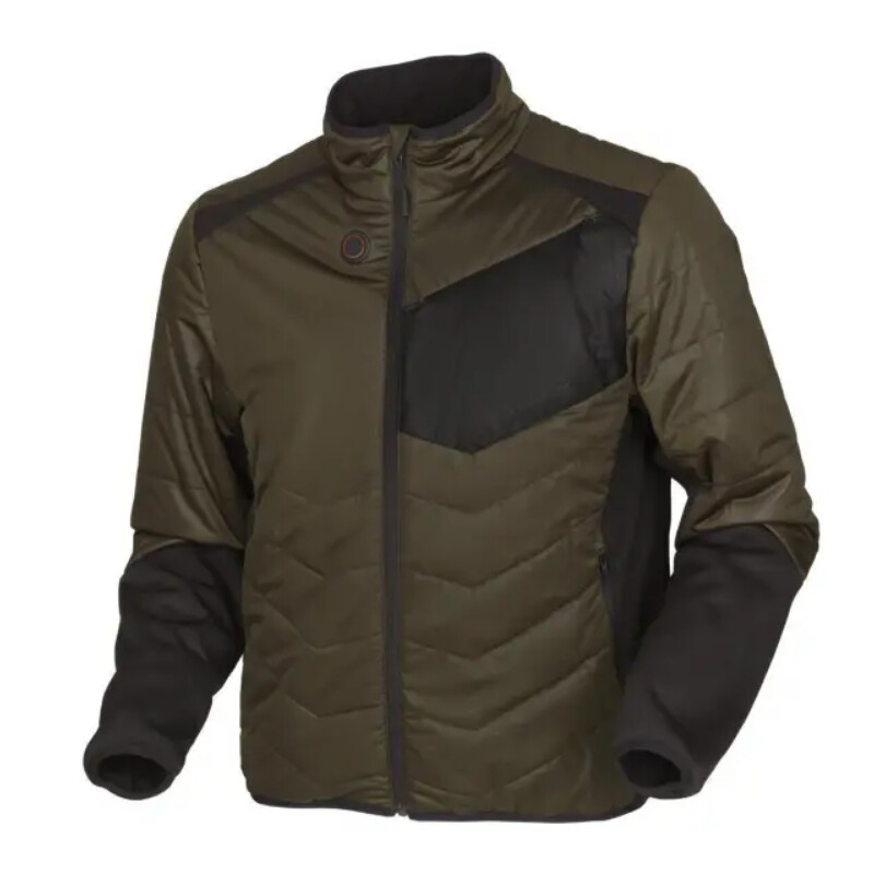 Härkila Chaqueta calefactora, verde sauce/negro, talla XS
