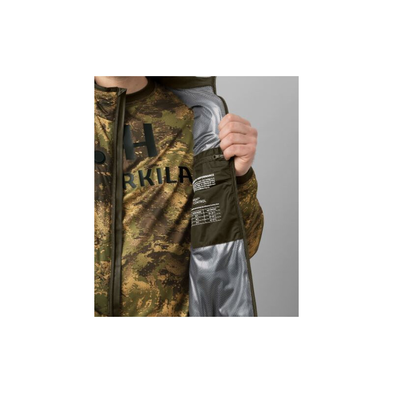 Härkila Chaleco calefactor Camo, AXIS MSP® Forest green, talla M