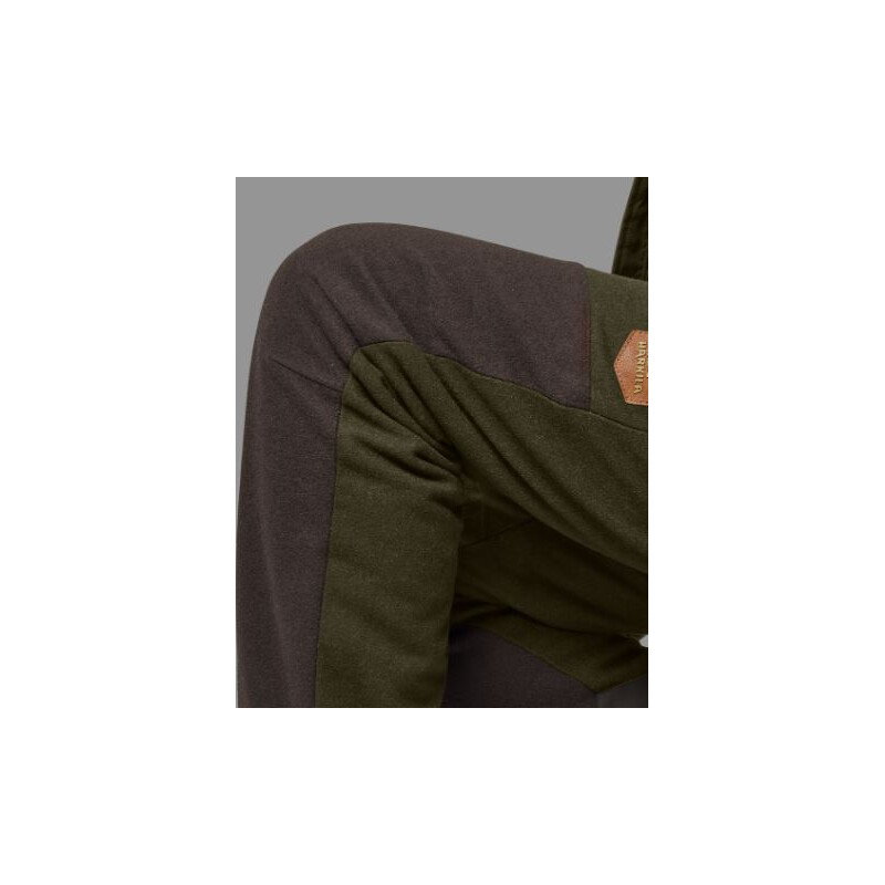 Härkila Pantalones de invierno Metso para mujer, verde sauce/marrón sombra, talla 40