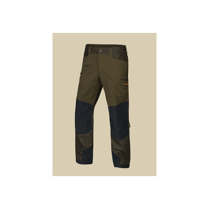 Härkila Pantalones Mountain Hunter Hybrid, verde sauce, talla 54