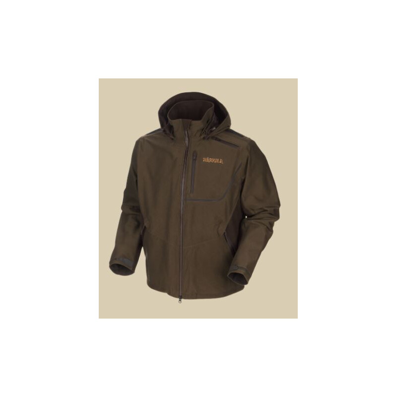 Härkila Chaqueta Mountain Hunter, Hunting green/Shadow brown, talla 52