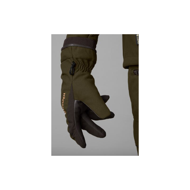 Härkila Guantes Pro Hunter GTX, verde sauce/marrón sombra, talla L