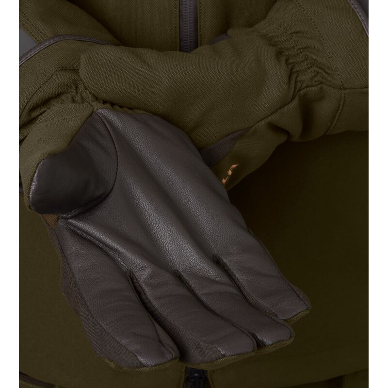 Härkila Guantes Pro Hunter GTX, verde sauce/marrón sombra, talla L