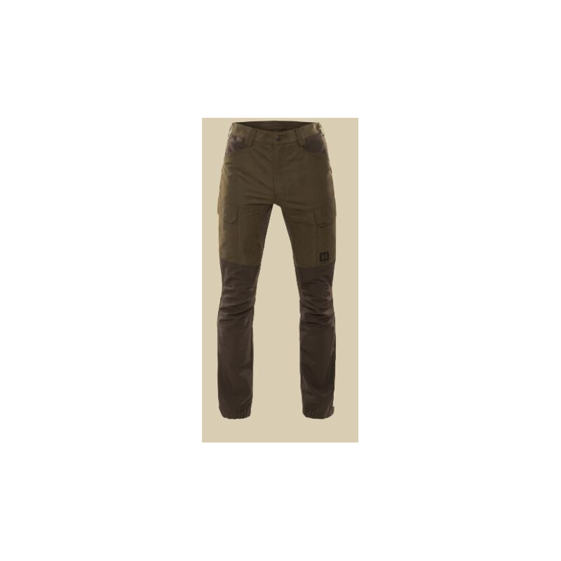 Härkila Pantalón escandinavo , verde sauce/marrón oscuro, talla 50