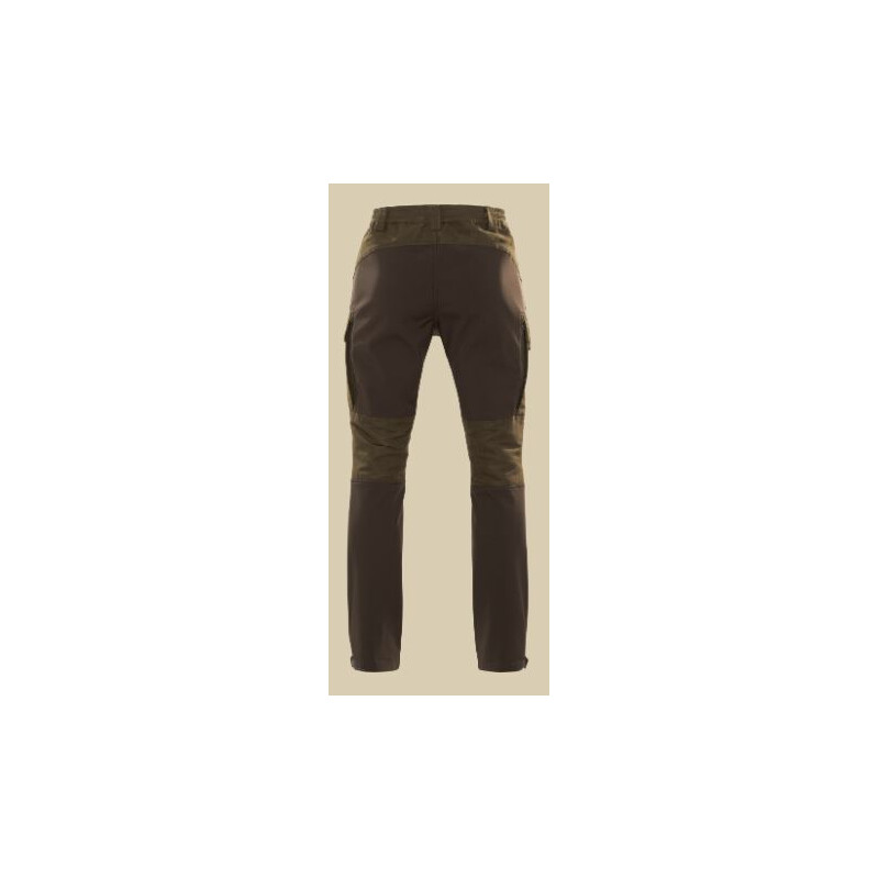 Härkila Pantalón escandinavo , verde sauce/marrón oscuro, talla 50