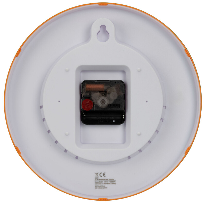 DieMaus Reloj de pared infantil naranja