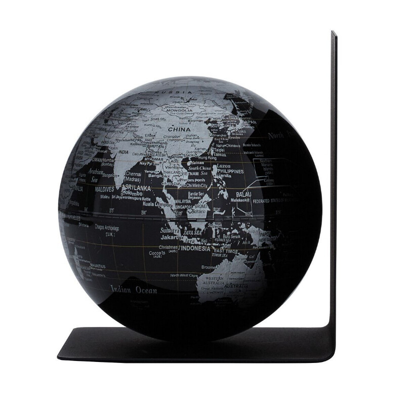 TROIKA Globo terráqueo BookGlobe Black Single 13cm
