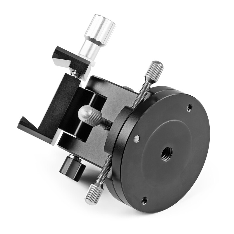 Omegon Montura Segugio Tracker Set mit Kugelkopf, Deluxe Polhöhenwiege und Polsucher