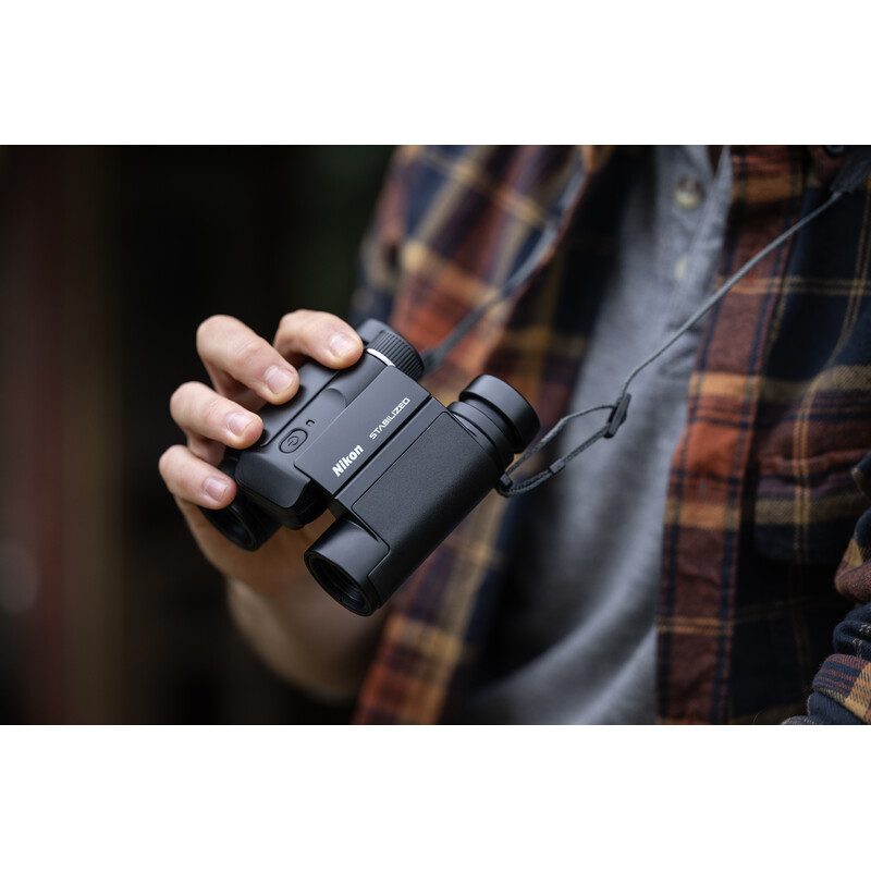 Nikon Prismáticos con estabilizador de imagen Bildstabilisiertes Fernglas Stabilized 10x25 S