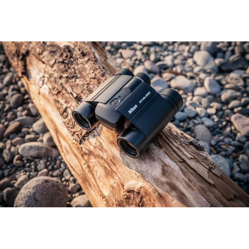 Nikon Prismáticos con estabilizador de imagen Bildstabilisiertes Fernglas Stabilized 12x25 S