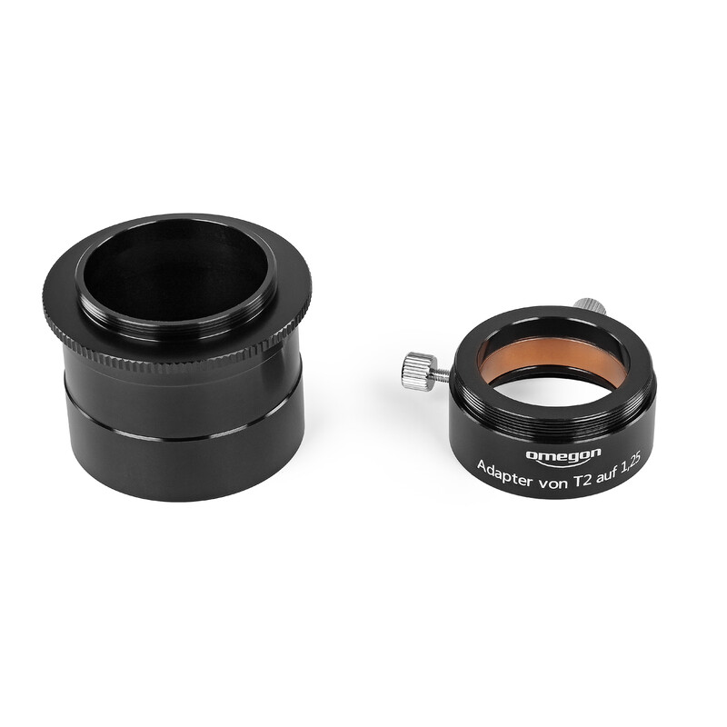 Omegon Adapter Adaptador T2 de 2'' con pieza reductora de 1,25''