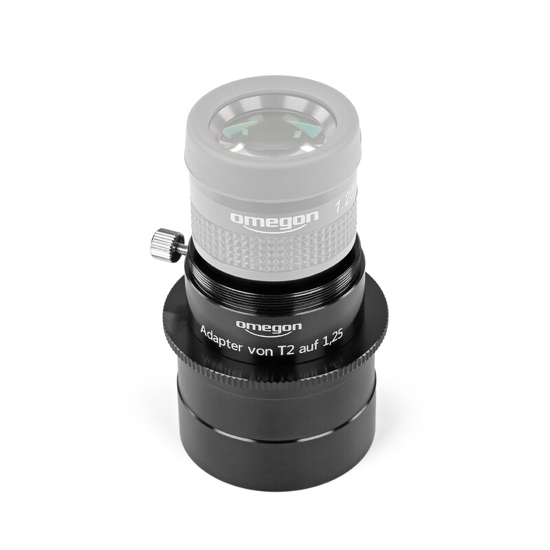 Omegon Adapter Adaptador T2 de 2'' con pieza reductora de 1,25''