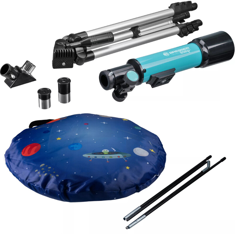 Bresser Junior Telescopio AC 50/360 con tienda de campaña