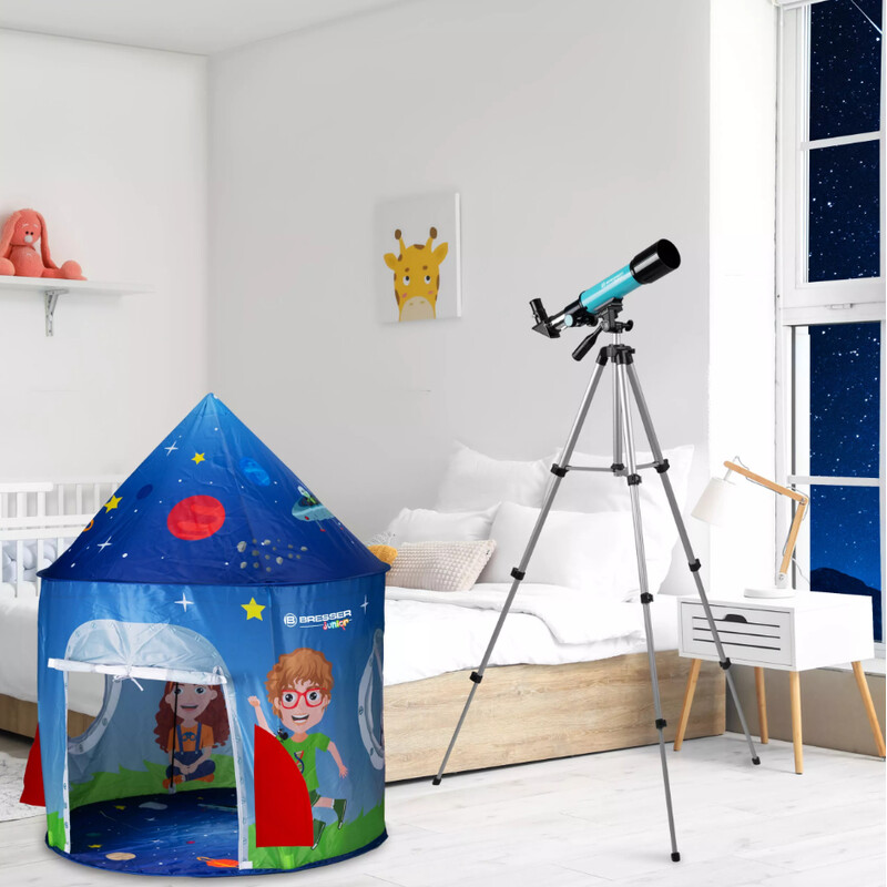 Bresser Junior Telescopio AC 50/360 con tienda de campaña