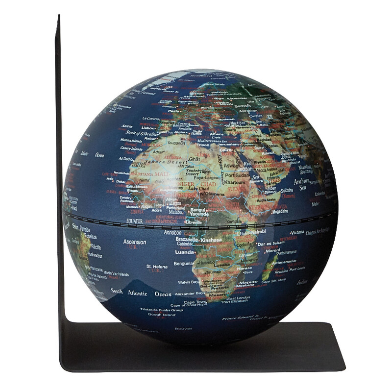 TROIKA Globo terráqueo BookGlobe Physical Single 13 cm