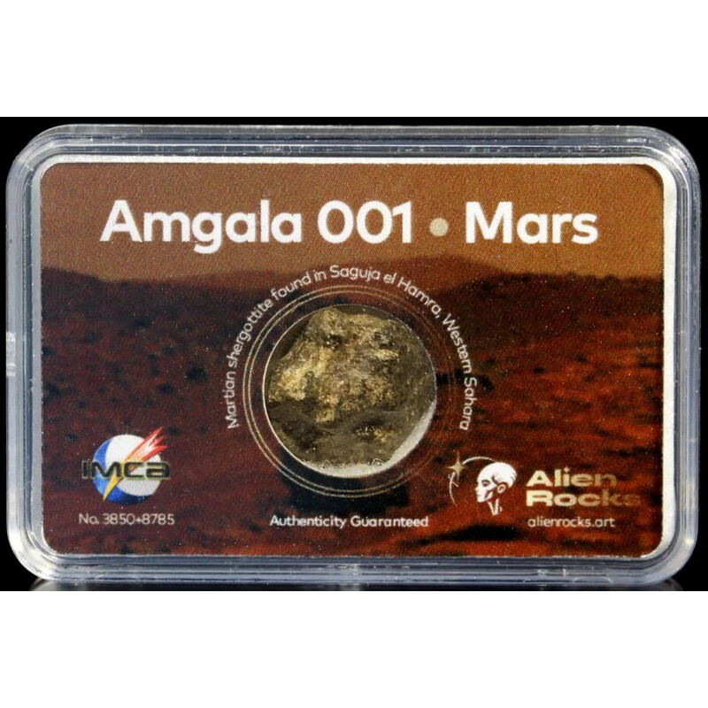 Alien Rocks Meteoritos de Marte Amgala 001 0,4 - 0,69 gramos