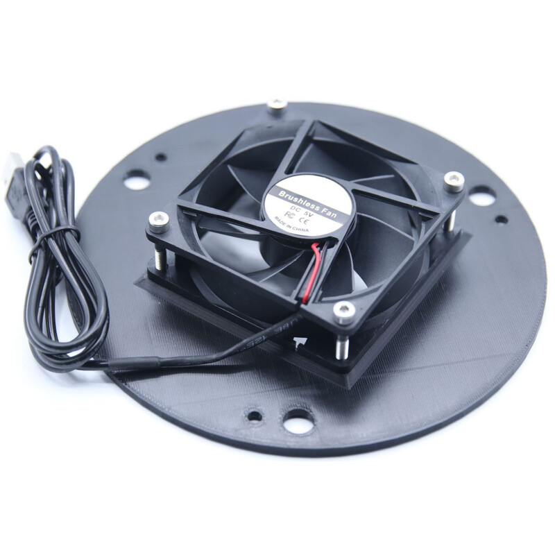 Astroprints Cubierta de espejo para Skywatcher Newton 6" Montura de espejo principal  incl. 5V USB Ventiladores