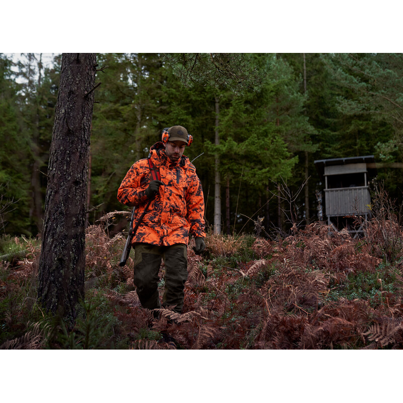 Härkila Chaqueta aislante Wildboar Pro HWS, AXIS MSP® naranja, talla 50
