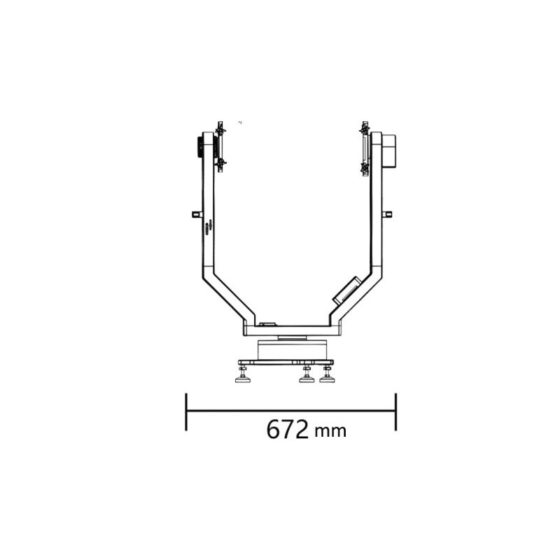iOptron Montura HAZ130 Strain Wave Alt-AZ