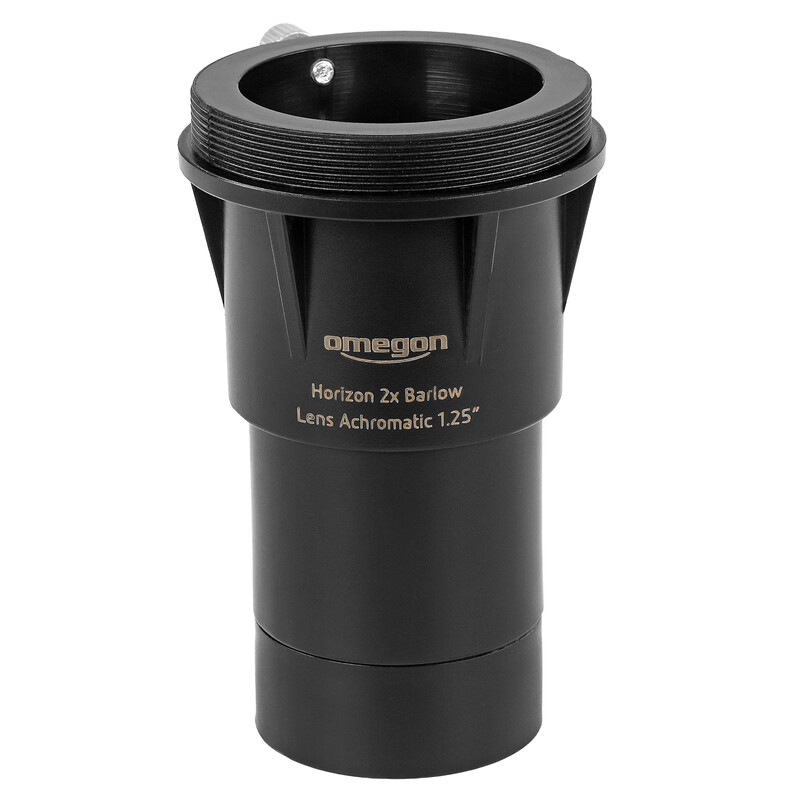 Omegon Lente de barlow 2x, acromática, 1,25'' T2