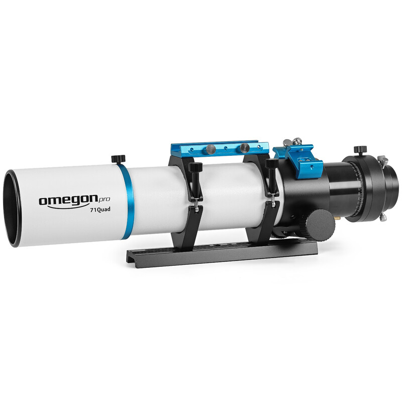 Omegon Refractor apocromático Pro APO AP 71/490 Quadruplet OTA