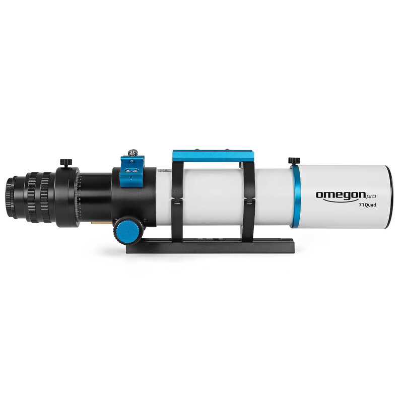 Omegon Refractor apocromático Pro APO AP 71/490 Quadruplet OTA