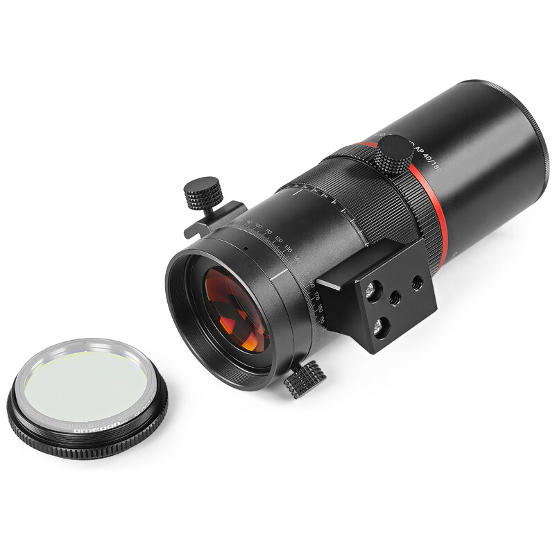 Omegon Refractor apocromático Pro APO DoubleED AP 40/180 Sixtuplet OTA