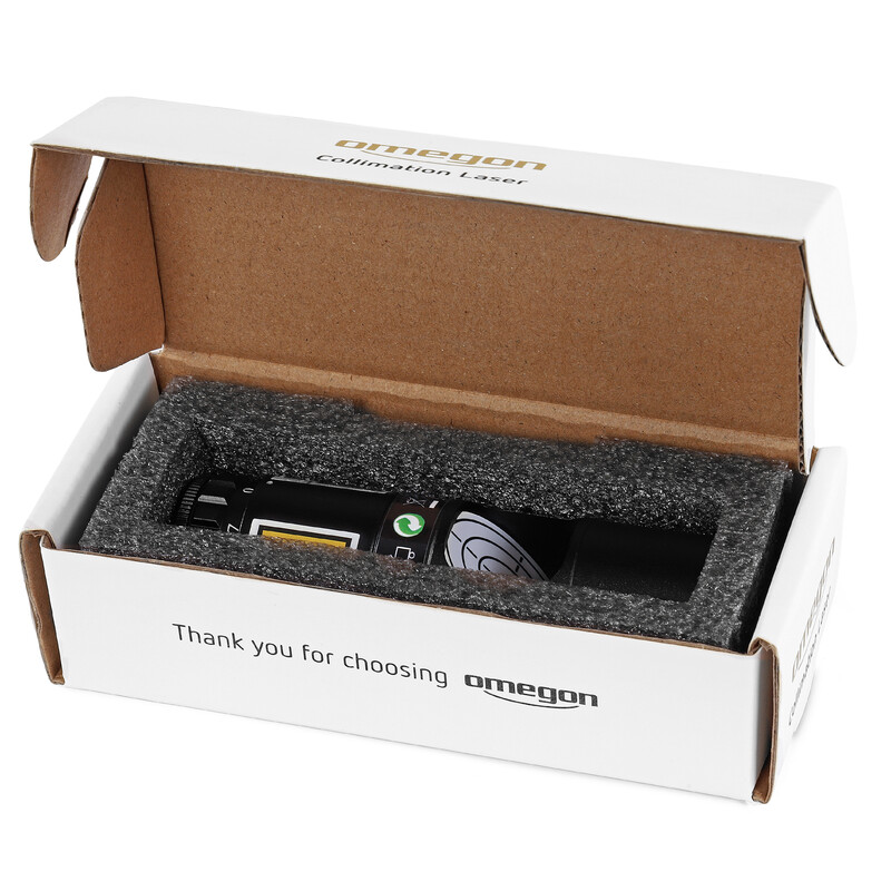 Omegon Punteros láser de 1,25'' para reflector con ventanilla de control Rev. B