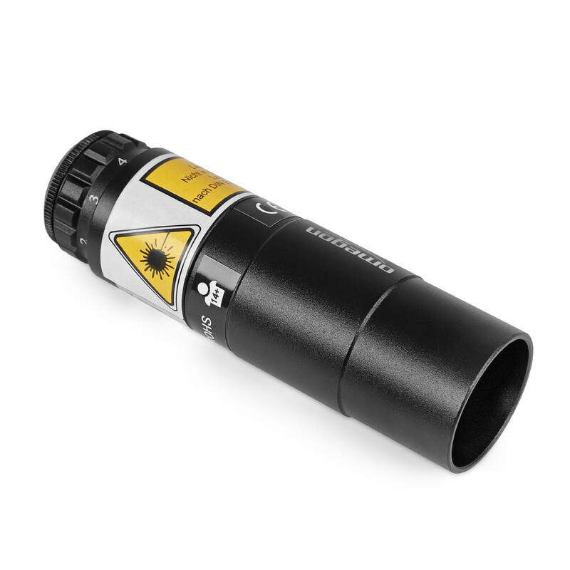 Omegon Láser de ajuste de 1,25'' para reflector con ventanilla de control Rev. B