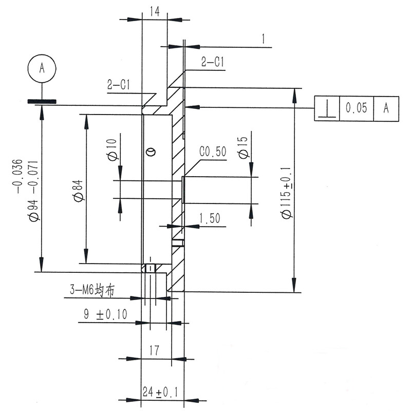 Omegon Adaptador de rosca fotográfica de 3/8'' para columna Pro