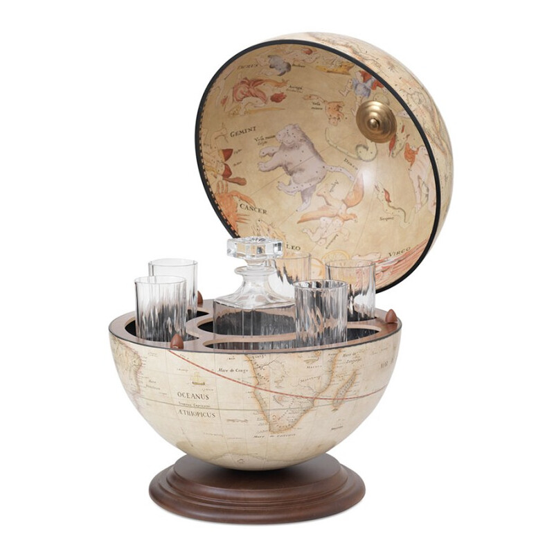 Zoffoli living Globo minibar Giove Old White 40cm