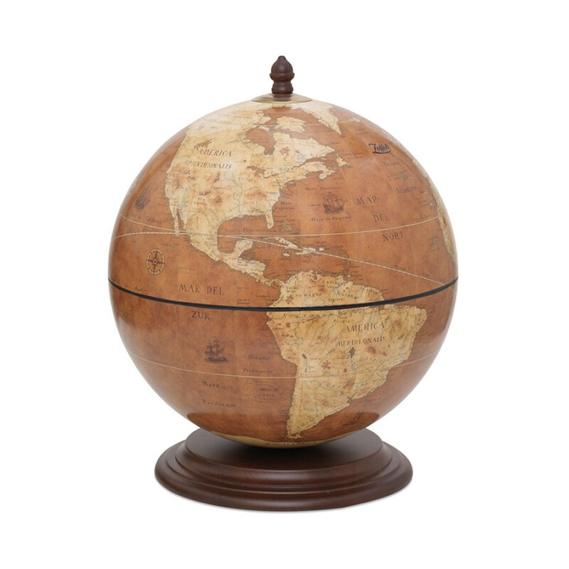 Zoffoli living Globo minibar Giove Rust 40cm