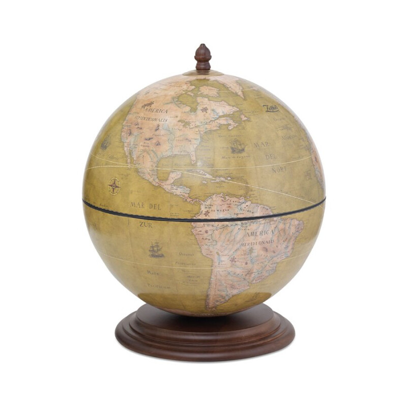 Zoffoli living Globo minibar Giove Olive Green 40cm