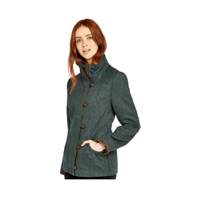 Dubarry of Ireland Chaqueta de tweed Bracken 89 Mist talla 36