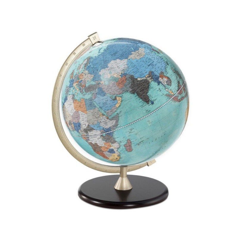Zoffoli living Globo terráqueo James Cook Acquamarina 33cm