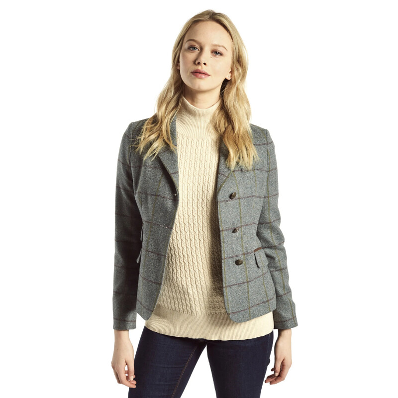 Dubarry of Ireland Chaqueta de tweed Buttercup Sorrel, talla 40