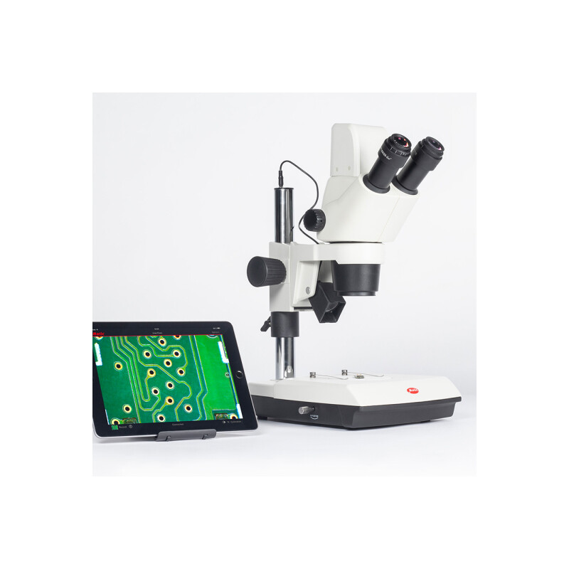 Motic Microscopio SMZ-171iX, digital, 7.5x-50x, w.d. 110mm, 4 MP, 1/3", Wifi/Lan