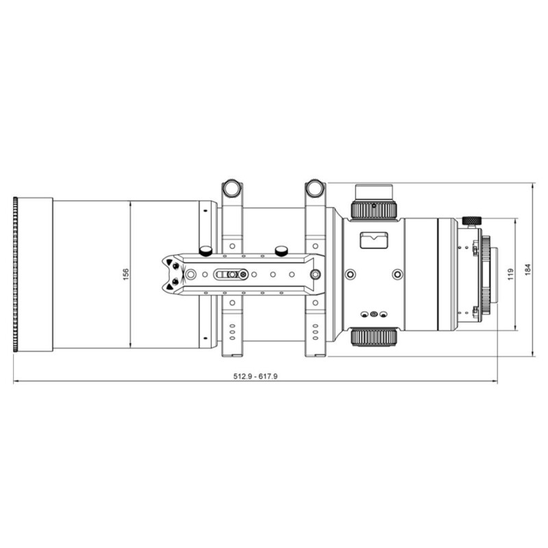 William Optics Refractor apocromático AP 108/518 UltraCat WIFD