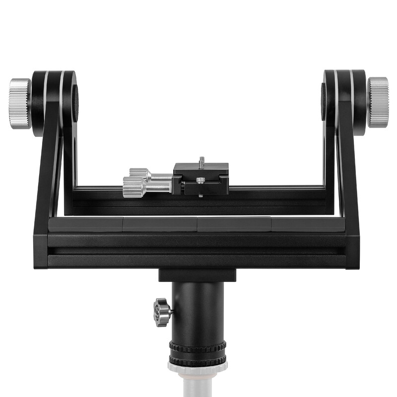 Omegon Montura en horquilla Pro Neptune II para prismáticos de gran tamaño