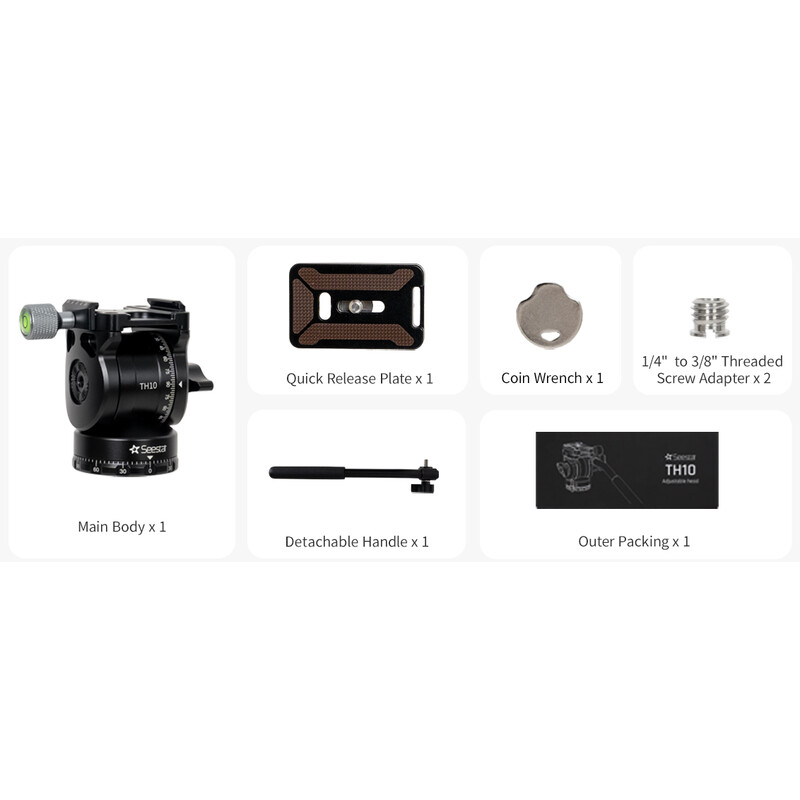 ZWO Rótula basculante para vídeo TH10 Seestar Smart Telescope