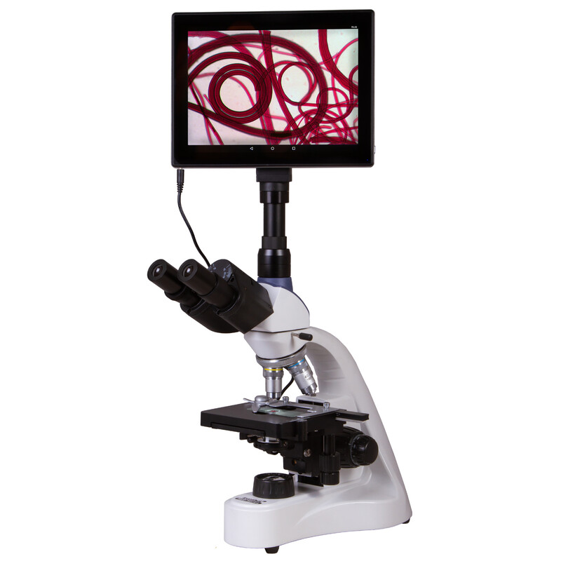 Levenhuk Microscopio MED D10T 40x-1000x 5MP LCD Digital Trino