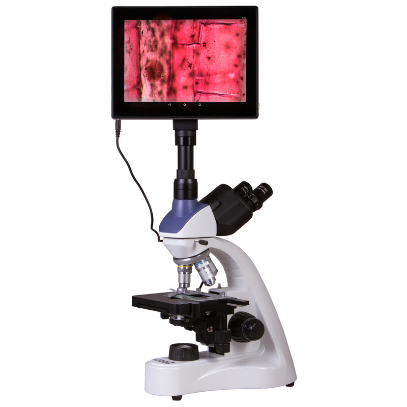 Levenhuk Microscopio MED D10T 40x-1000x 5MP LCD Digital Trino