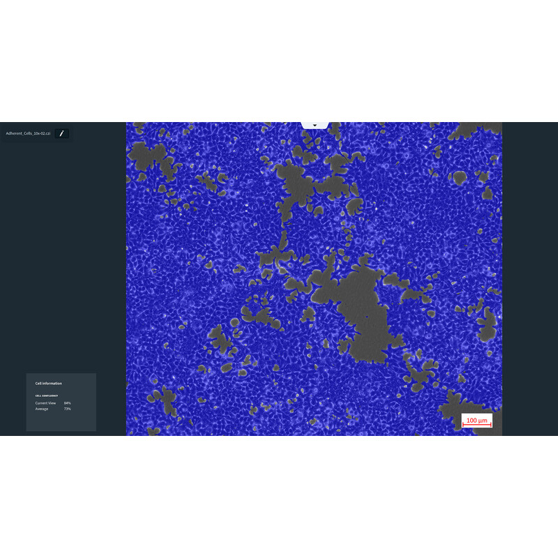 ZEISS Software Labscope Módulo AI Cell Confluency DLic